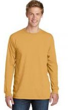 Port & Company Adult Unisex 5.5-ounce, 100% Cotton Beach Wash Garment-Dyed Long Sleeve T-shirt
